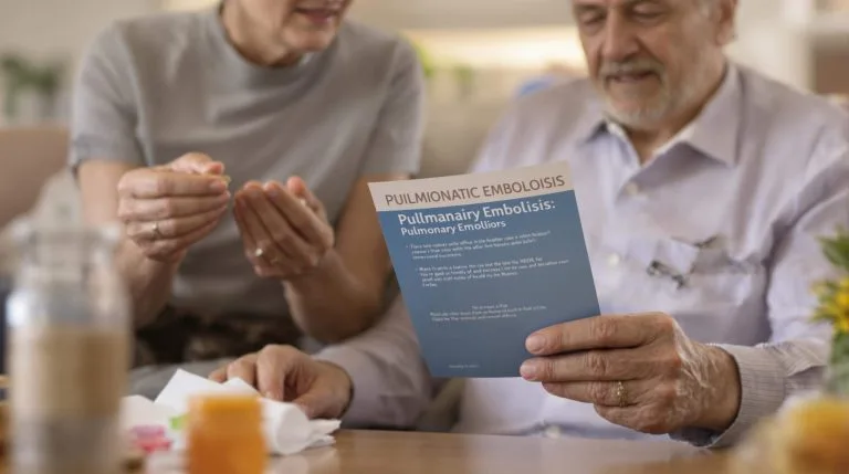 Embolie pulmonaire chez les seniors : symptômes et traitements