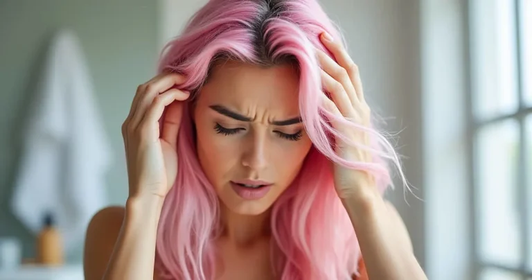 effet bétadine sur cheveux colorés